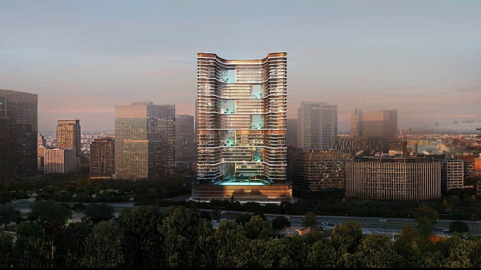 Binghatti Hillviews — Dubai Science Park aerial view