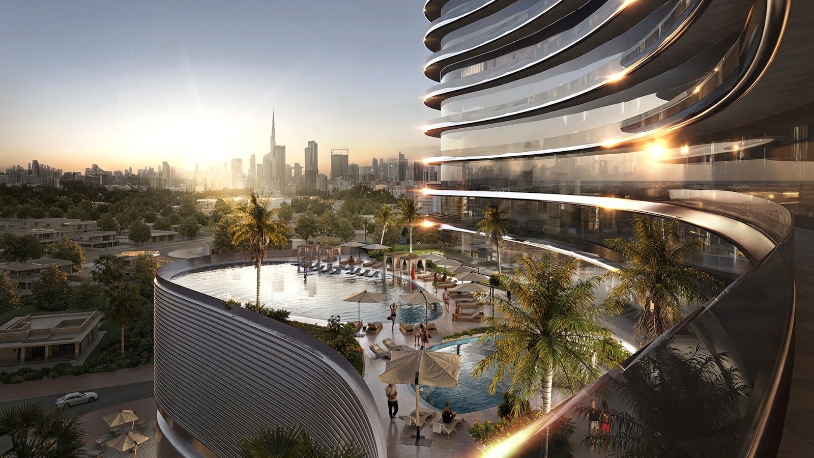 Binghatti Skyflame — Your Own Pool, Every Floor