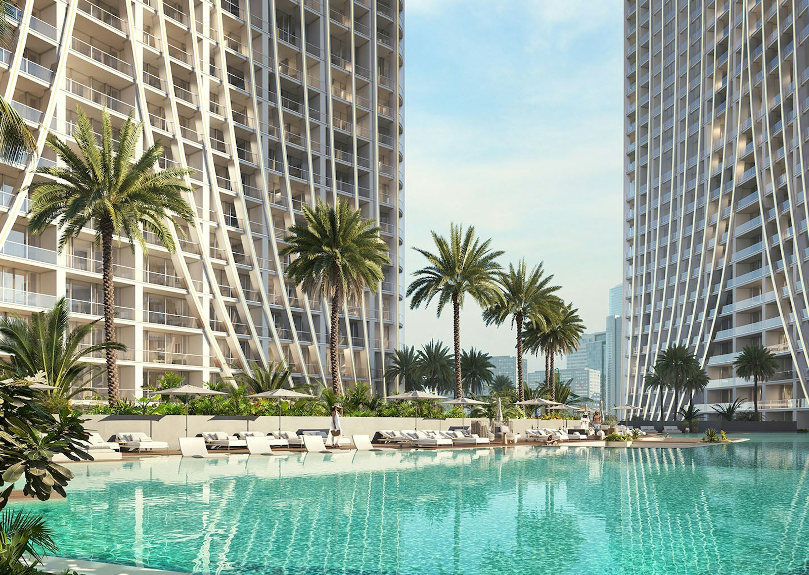 Binghatti Skyrise — residence interior with skyline views